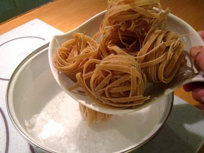 Tagliatelles d'épeautre aux brocolis et au magret - 4.1