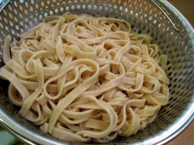 Tagliatelles d'épeautre aux brocolis et au magret - 5.1