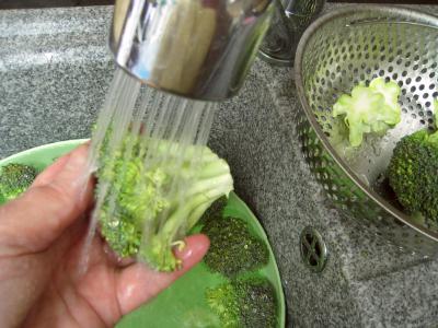 Tagliatelles d'épeautre aux brocolis et au magret - 1.2