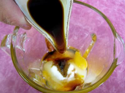 Tarte pascale au café et son coulis de poires - 5.3