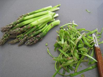 Omelette d'asperges au chou et aux ognasses - 4.1