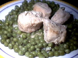 Recette Dinde aux petits pois