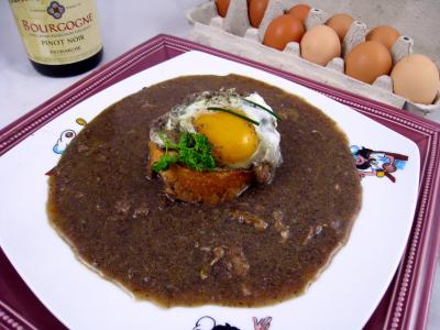 Oeufs en meurette façon bourguignonne - 12.4