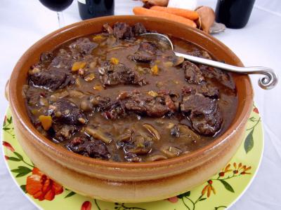 Image : Vin et viandes - Boeuf bourguignon