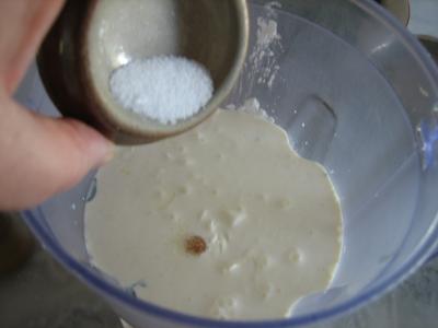 Clafoutis aux petits pois et aux poires - 3.2