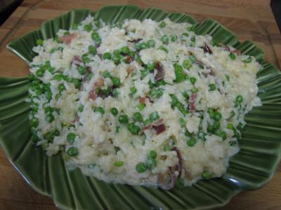 Recette Assiette de riz aux petits pois et lait de coco