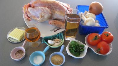 Ingrédients pour la recette : Poulet à la lyonnaise