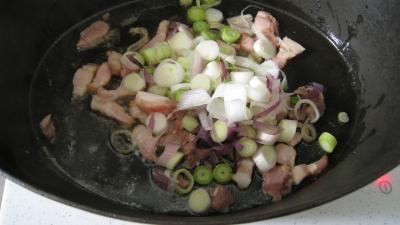 Fèves crèmées aux lardons - 7.1