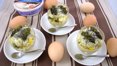 Recette Verrines aux asperges et au mascarpone