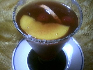 Recette Sangria à la pêche façon Espagnole