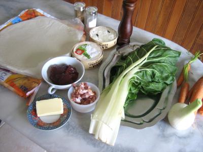 Ingrédients pour la recette : Camembert farci à la confiture de cerises
