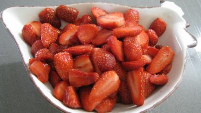 Soupe de violettes à l'ananas et aux fraises - 1.4
