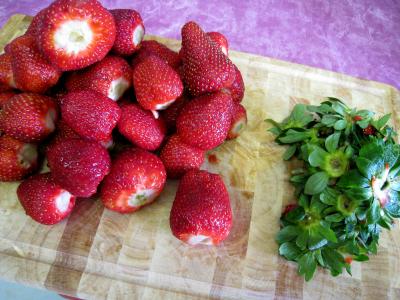 Mousse rosée glacée aux fraises - 1.3