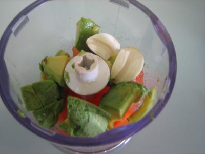 Salade à la Mexicaine et sauce guacamole - 6.3