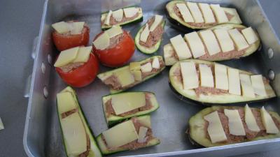 Aubergines et ses légumes farcis - 8.2