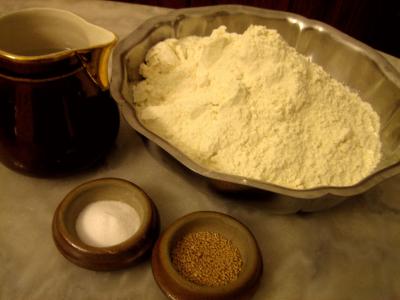 Ingrédients pour la recette : Baguettes de pain
