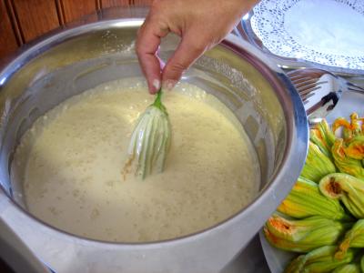 Beignets de fleurs de courgettes et aubergines - 11.1