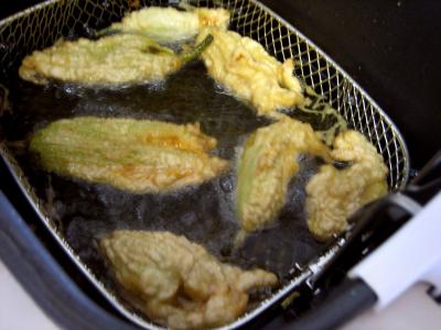 Beignets de fleurs de courgettes et aubergines - 11.3
