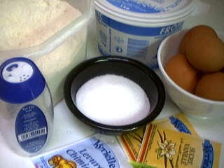 Ingrédients pour la recette : Beignets au fromage blanc