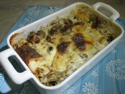 Recette Cassolettes de gnocchis à la fourme d'Ambert au parfum d'Auvergne