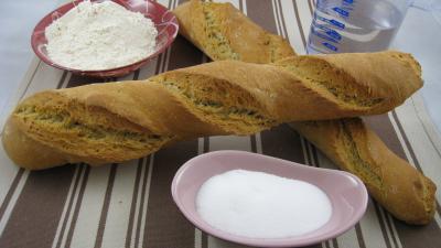 Recette Baguettes de pain