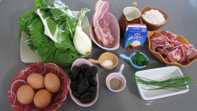 Ingrédients pour la recette : Pounti auvergnat à ma façon