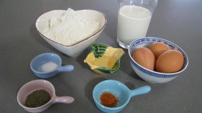 Ingrédients pour la recette : Pâte à frire