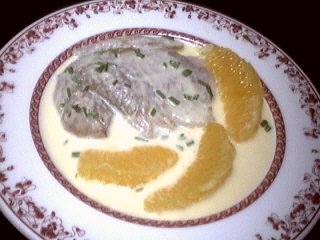 Recette Lieu au beurre d'oranges