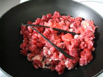 Confiture de framboises à la vanille - 2.3