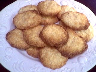 crème entière : Assiette de biscuits à la crème