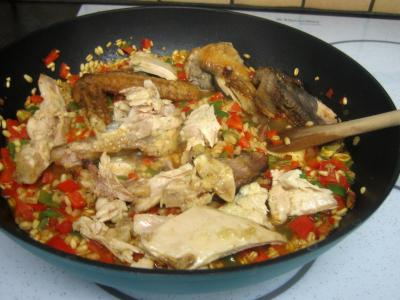Blé aux restes de pintade - 6.2