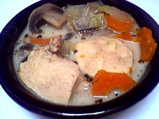 Recette Blancs de poulet en blanquette