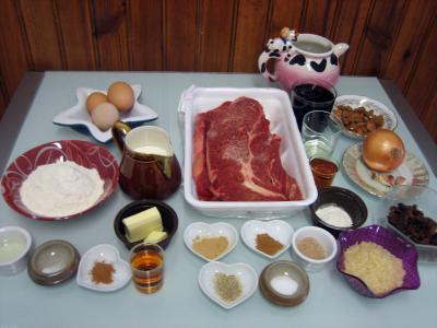 Ingrédients pour la recette : Boeuf à l'orientale