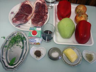 Ingrédients pour la recette : Boeuf aux chayottes