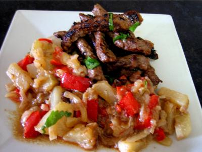 Recette Boeuf aux chayottes