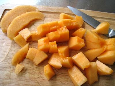 Boisson pêches et melon au gingembre - 2.2