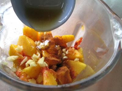 Boisson pêches et melon au gingembre - 4.4