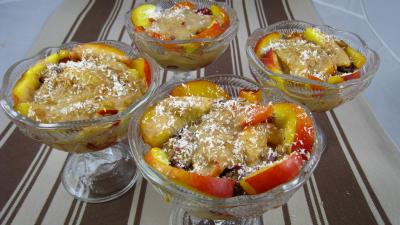 Recette Blanquette de nectarines aux fruits rouges
