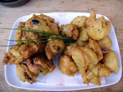Recette Beignets au chèvre frais et ciboulette