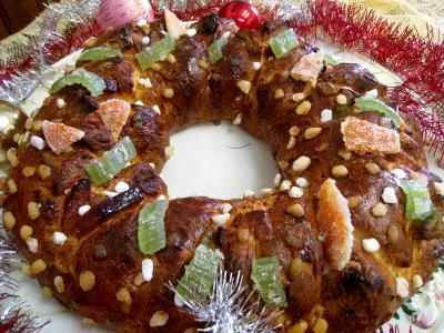Recette Brioche en couronne de l'avent