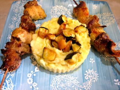 Image : recette Brochettes de foie de veau aromatiques