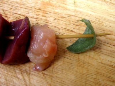 Brochettes de foie de veau aromatiques - 9.4