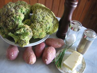 Ingrédients pour la recette : Purée de brocolis