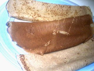crêpes à la farine de châtaignes