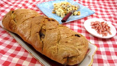 Recette Pain aux dattes et aux lardons