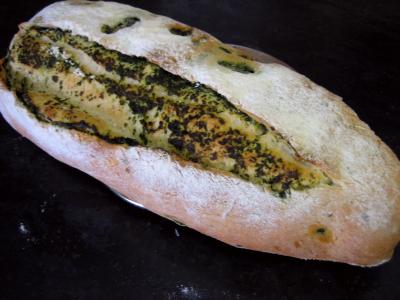 Recette Pain aux épinards