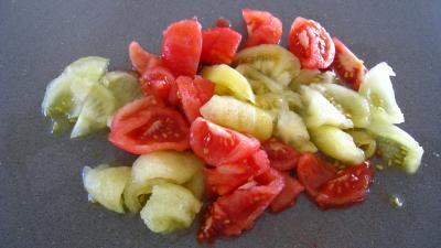 Côtes de porc et son sauté de tomates - 4.2