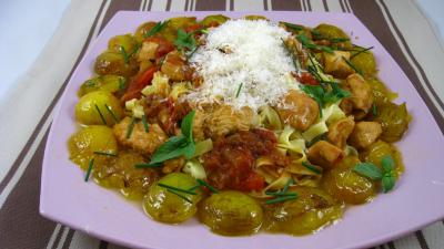 Recette Sauté de dinde aux mirabelles