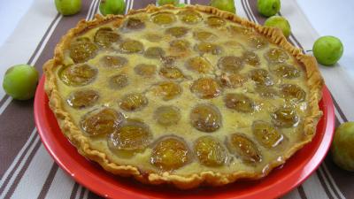 mirabelle : Assiette d'une tarte aux mirabelles