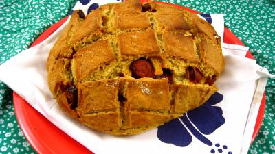 farine de maïs : Pain au chorizo